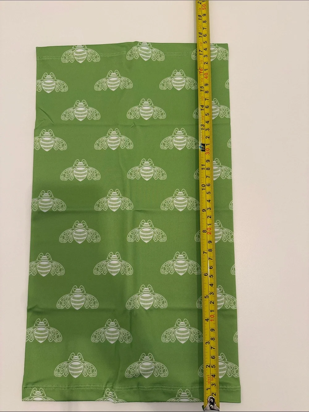 Patron Tequila / Bee Green Neck Gaiter, New, 10” x 17 & 1/2”